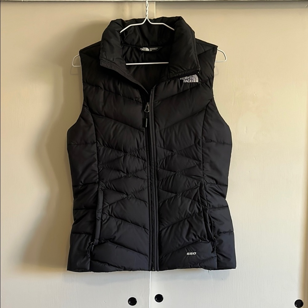 The North Face Black Quilted 550 Puffer Vest